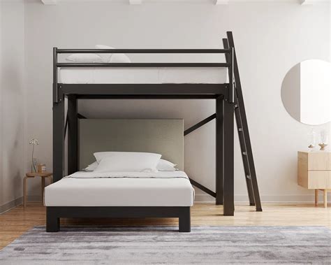 Twin Over Full L-Shaped Bunk Bed - AdultBunkBeds.com