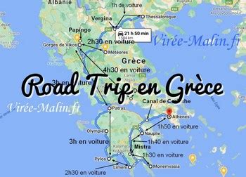 Road Trip en Grèce Quel circuit suivre en Grèce Virée Malin fr