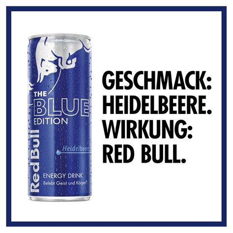 Red Bull Energy Drink Blue Edition Mit Heidelbeer Geschmack 12x250mlnur