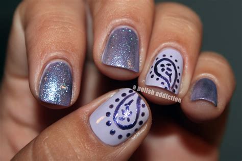 A Polish Addiction: Teardrop Flower Nail Art