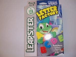 Amazon.com: Leap Frog Leapster Letter Factory Game Cartridge: Toys & Games