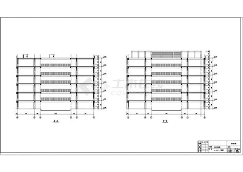 5套多层教学楼建筑设计cad图纸教育建筑土木在线