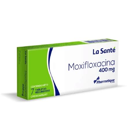 Moxifloxacina 400Mg X 7 Tabletas La Sante Farmatina La Farmacia