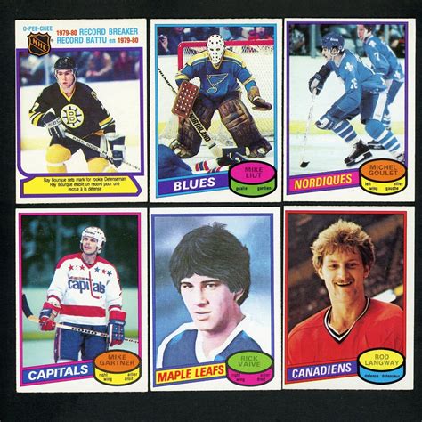 1980 81 O PEE CHEE OPC HOCKEY SET 396 BOURQUE RC MESSIER RC GRETZKY