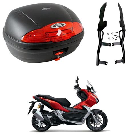 Bauleto L Simply Vermelho Givi Suporte Ba Traseiro X Adv Givi