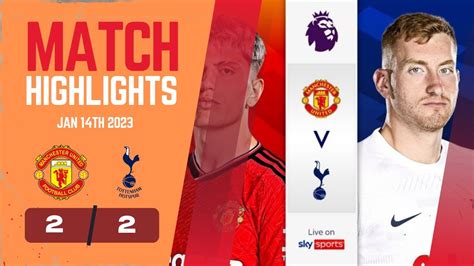 MANCHESTER UNITED VS TOTTENHAM Premier League Goals Highlights