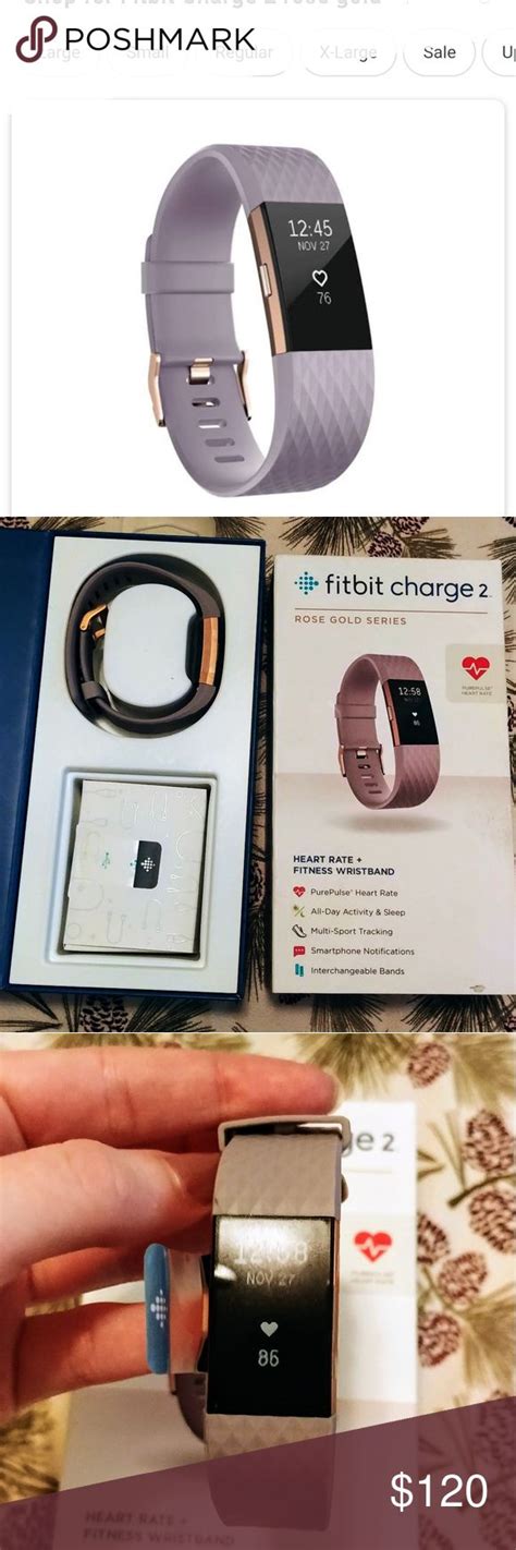 Sold Fitbit Charge 2 Rose Gold Series Brand New Fitbit Accessories Fitbit Rose Gold