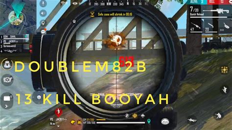 Freefire Double M82b Khatarnak Booyah On 13 Kills 😱😱ranked Match Goliaths Of Hell Gaming