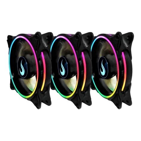 Kit Cooler Fan Gamer Rise Mode Laser Argb V Shopee Brasil