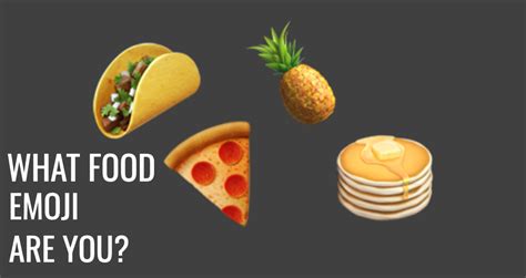 Discover Your Inner Foodie with this Emoji Quiz