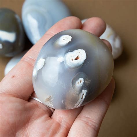 Orca Agate Palm Stone