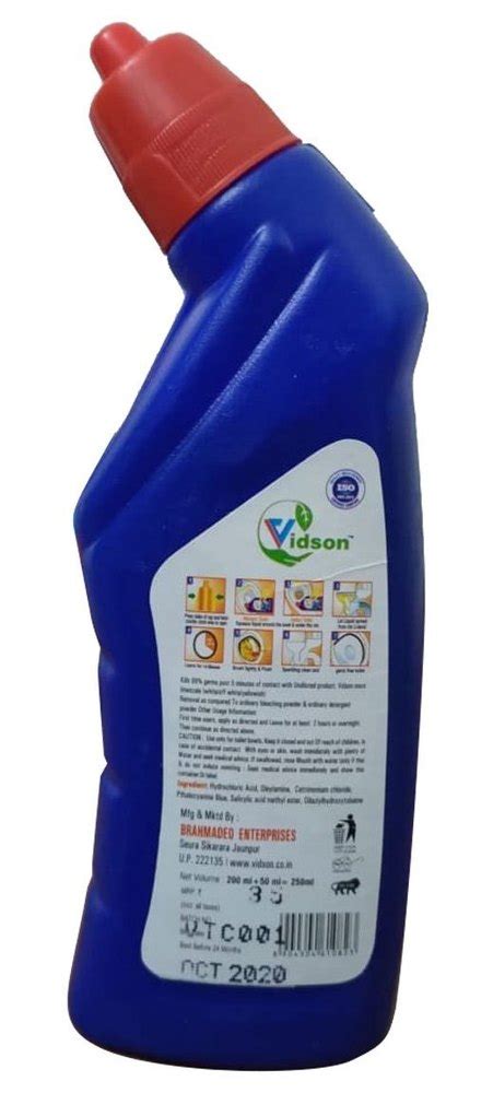 250ml Vidson Toilet Cleaner At Rs 16 Bottle Super Clean Toilet