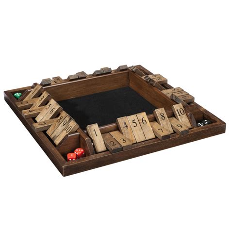 4-Player Shut the Box - 8 inch - Modern Games