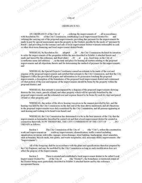 Special Assessment In Real Estate | US Legal Forms