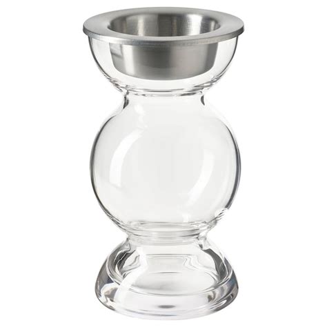 Vinterfint Tealight Holder Clear Glass 14 Cm 5 ½ Ikea