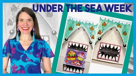 Cassie Stephens Under The Sea Sharks Like Snacks Under The Sea Shark Art Halloween Art