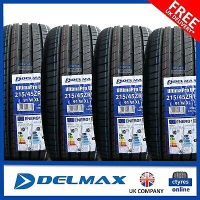 4X New 215 45 17 DELMAX ULTIMAPRO 91W XL 2154517 215 45R17 C C RATED