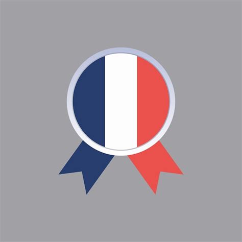 Premium Vector Illustration Of France Flag Template