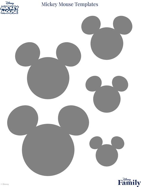 Free Printable Mickey Mouse Template 34 Mickey Mouse Face Template