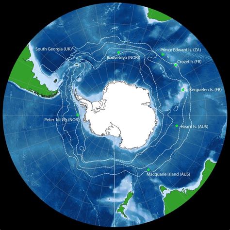 Southern Ocean World Map