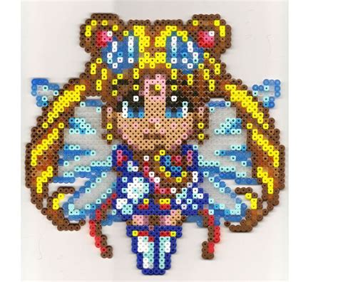 Sailor Moon Perler Beads By Yesulga On Deviantart Melty Bead Designs Sailor Moon Crafts