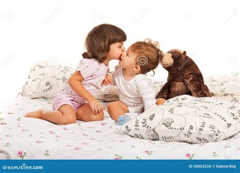 First Kiss Royalty Free Stock Image - Image: 34063536