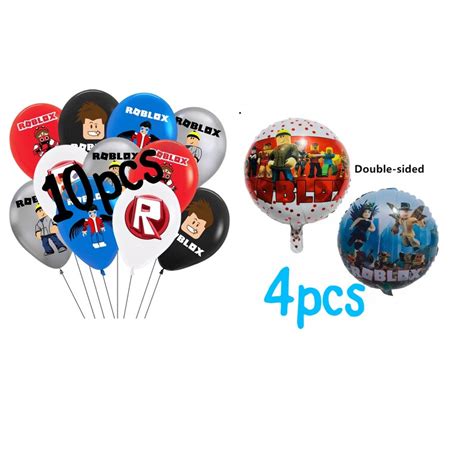 Roblox Pcs Foil Latex Balloons Etsy