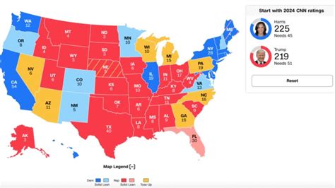 Mapa Electoral De Estados Unidos Qu Estado Decidir Al Pr Ximo