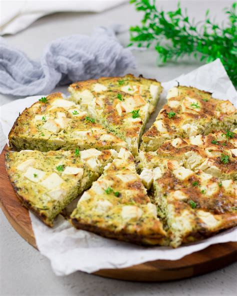 Zucchini Frittata Low Carb Lchf Gesund Glutenfrei