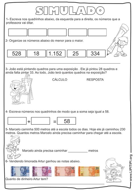 Prova De Matematica Ano Para Imprimir Edulearn Hot Sex Picture