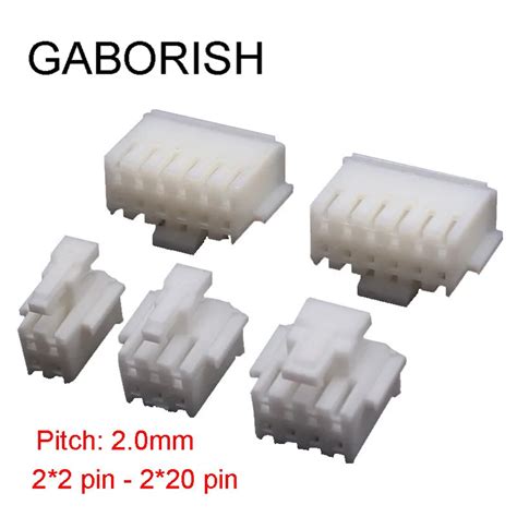 Micro Mini Phb 2 0mm 2x2p 2x3p 2x4p 2x5p 2x20 Pin Female Housing