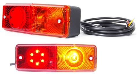 lampa tylna Koparka Wózek Widlak JCB CASE CAT 12 24V Led 2X ST488 za