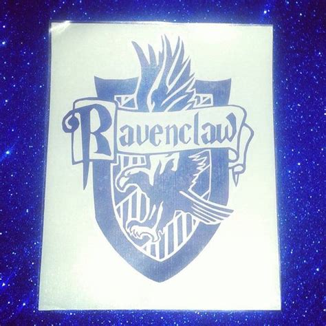 Ravenclaw Decal House Crest Colors Hogwarts Student Houde Pride