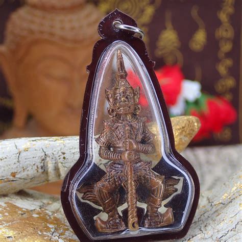 Tao Wessuwan Statue Holy Thai Amulet Giant Tao Buddhism Talisman