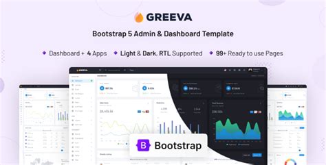 Greeva Bootstrap 5 Admin Dashboard Template By Coderthemes