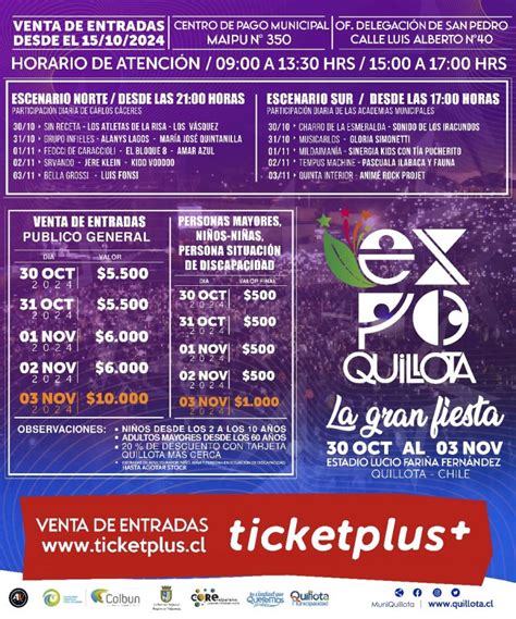 Expo Quillota 2024 Comienza La Venta Presencial De Entradas El Observador