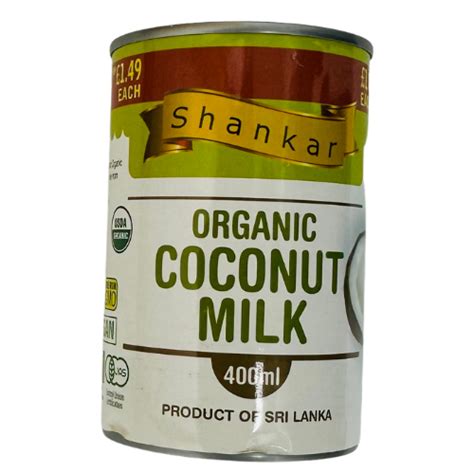 Shankar Canned Coconut Milk Variety Foods Uk