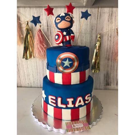 Pastel Infantil 0610 Capitan America