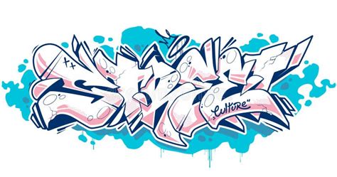 Street Graffiti Lettering Vector Art Stock Vector Illustration Of