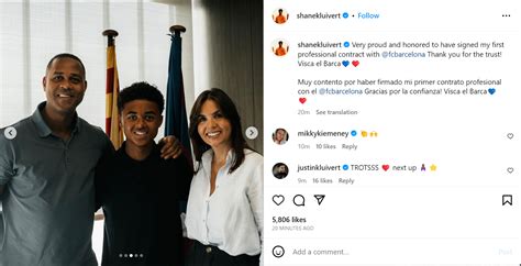 Playsport Încă un Kluivert la FC Barcelona Fiul fostului mare