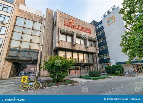 Singidunum University Faculty Building In Novi Sad Editorial Stock