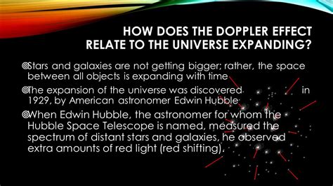 Edwin Hubble And The Doppler Effect