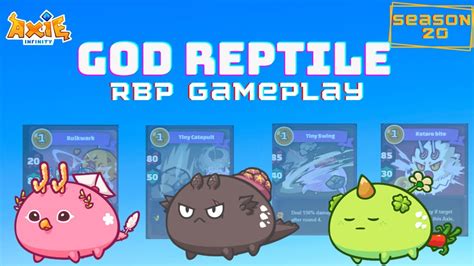 God Reptile Pure Breed Rbp Gameplay Season Axie Infinity Youtube