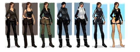 Tomb Raider Underworld Lara Croft Outfit Palettes