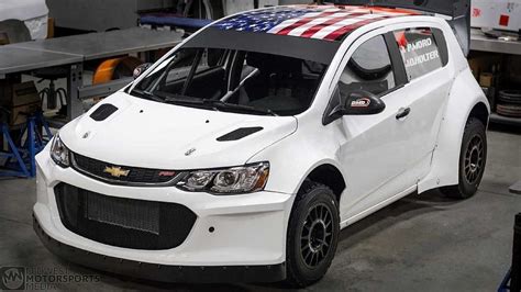 Tiny Chevy Sonic Is Now A Mad V8 Rally Car