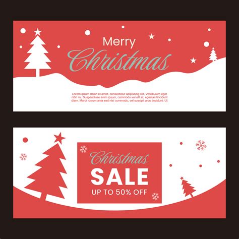 Vector christmas sale banner design template 4750394 Vector Art at Vecteezy