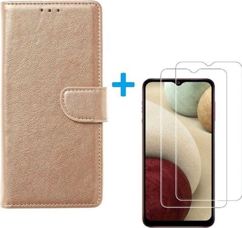 Samsung Galaxy A S Bookcase Goud Portemonee Hoesje Met Stuks