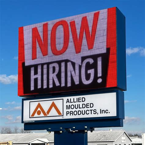 Business Sign For Allied Moulded Products Bryan Oh