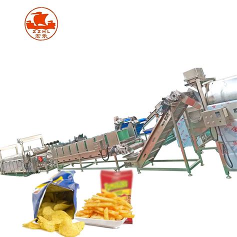 Automatic Snack Food Machine Potato Banana Chips Processing Line