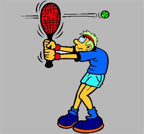 Pelota Padel Dibujo Divertido Deporte Dibujos Animados Tenis